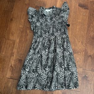 Sea Calla Cheetah Smocked Dress